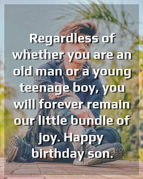 happy 15th birthday son